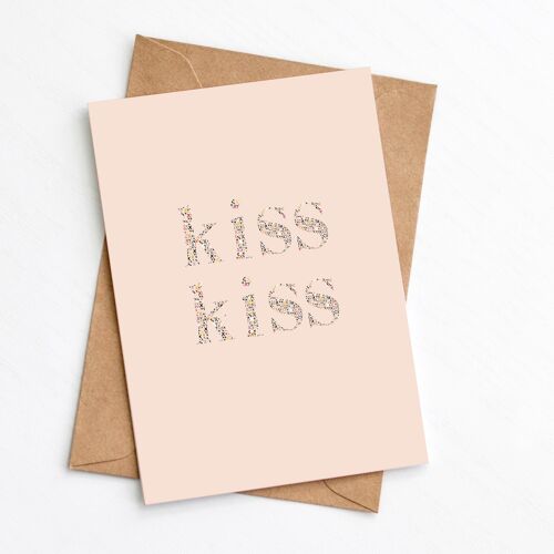 Kiss Kiss Love Card