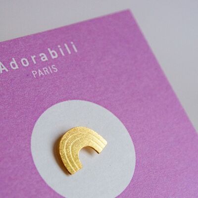 Gold-plated Rainbow Pin