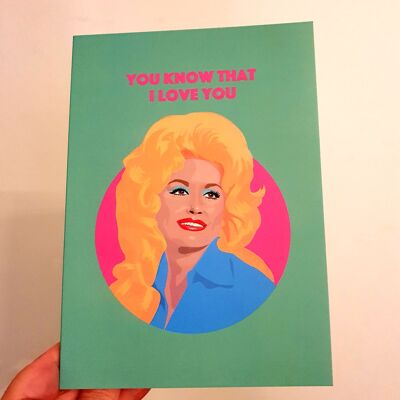Dolly Parton Love Card