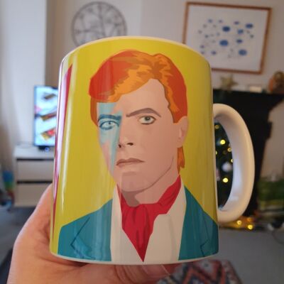 David Bowie Tasse – Thunderbolt – NEU!