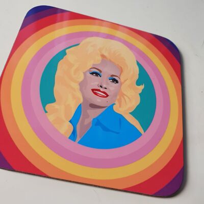 Dolly Parton Rainbow Coaster