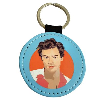 Harry Styles Keyring Blue