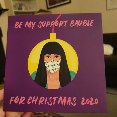 Cher Weihnachtskarte – Christbaumkugel – NEU!