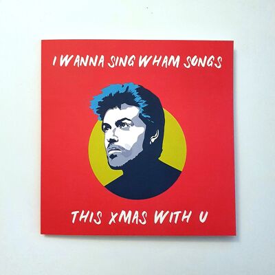 Carte de Noël George Michael – Wham