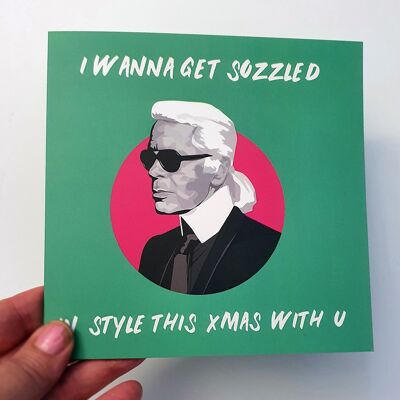 Karl Lagerfeld Weihnachtskarte