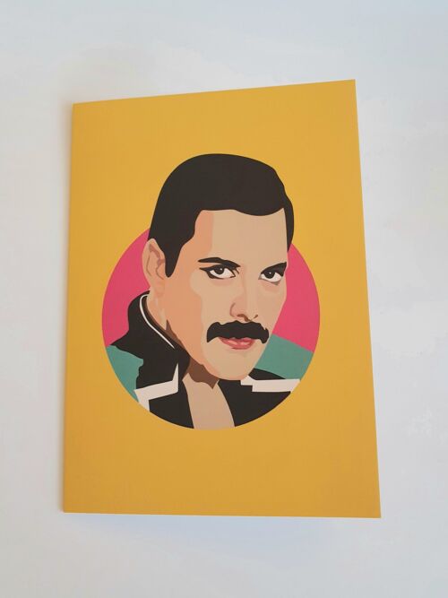 Freddie Mercury Greeting Card