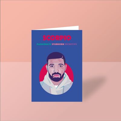 Drake-Grußkarte