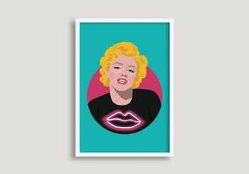 Carte postale Marilyn Monroe A5 3