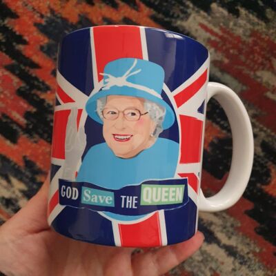 Queen Elizabeth – Tazza Union Jack