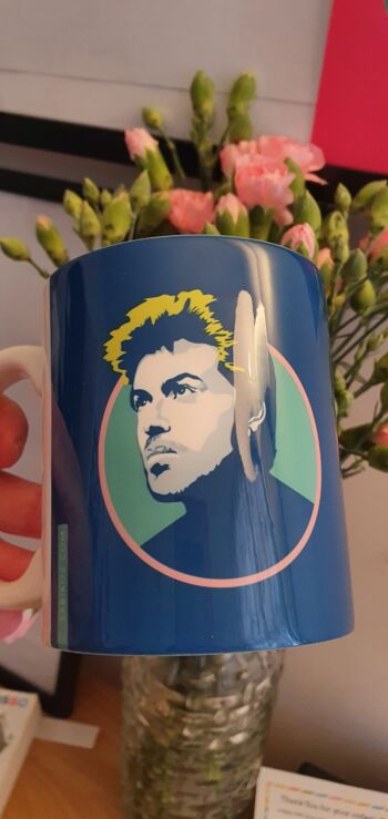 Tasse George Michael bleu marine 5