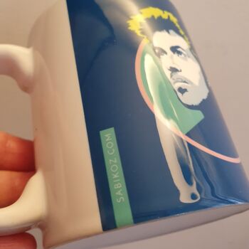 Tasse George Michael bleu marine 7