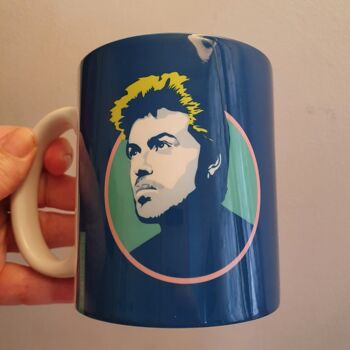 Tasse George Michael bleu marine 2