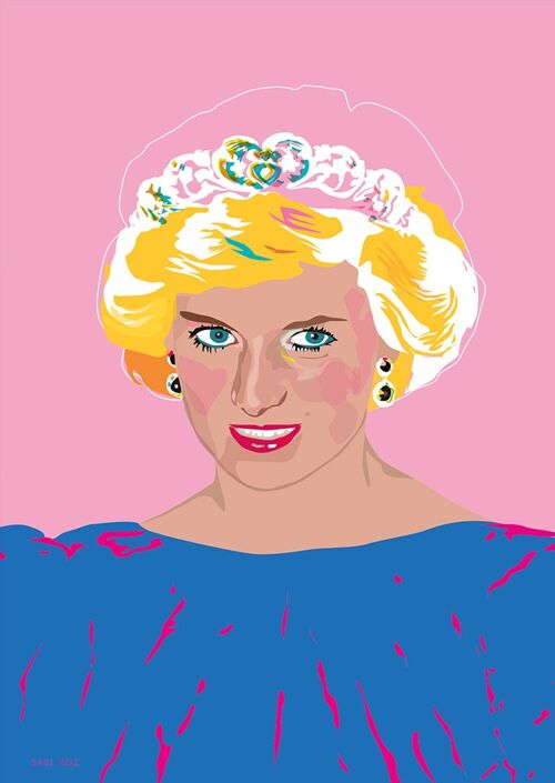 Princess Diana Postcard