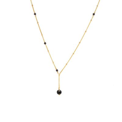 collier satellite Vice Versa or jaune noir