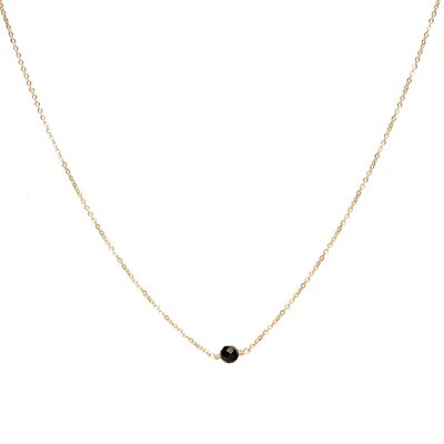 collier stella Simple or jaune noir