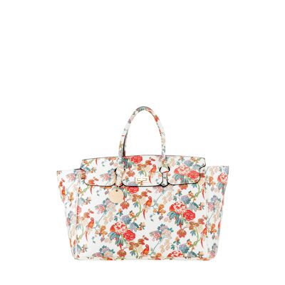 Flower Handbag White