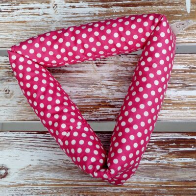 Sustainable swimming toy for dogs triangle Dots.for.Dogs. pink from Dog Filou's, 10 pieces
