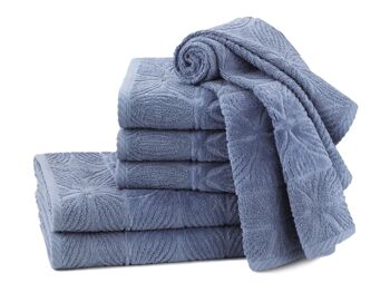 Drap de bain "Agatha", bleu 1