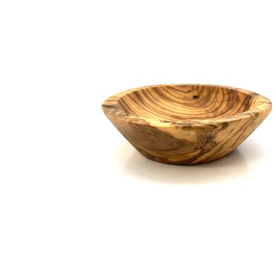 Ciotola rotonda / ciotola per salse Ø 8 cm in legno d'ulivo