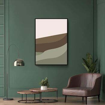 Montagnes abstraites III - Affiche - 120 x 180 cm 4