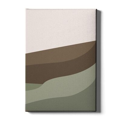 Abstract Mountains III- Poster con cornice - 40 x 60 cm