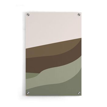 Montagnes abstraites III - Plexiglas - 30 x 45 cm 6