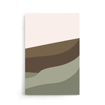 Montagnes abstraites III - Plexiglas - 30 x 45 cm 7
