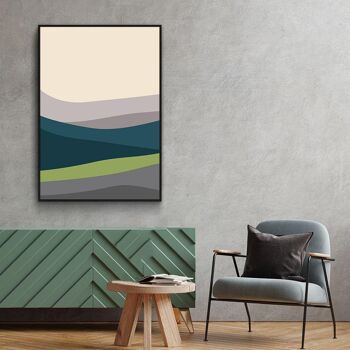 Paysage de montagne I - Affiche - 120 x 180 cm 3