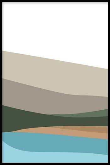 Collines I - Affiche - 13 x 18 cm 1