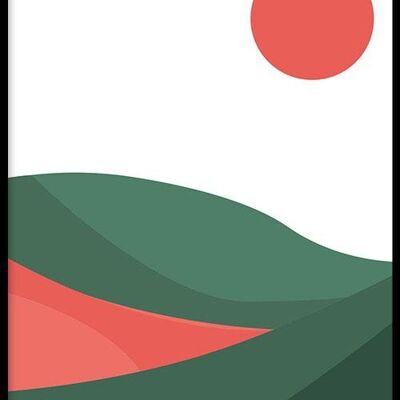 Green Waves II - Lienzo - 120 x 180 cm