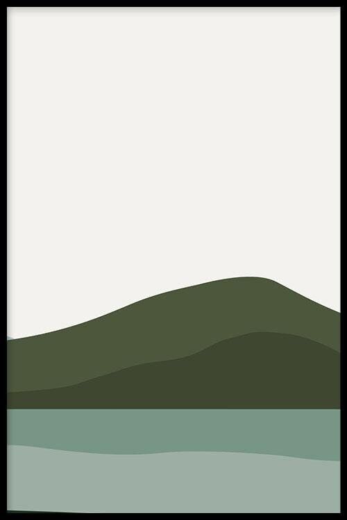 Horizon III - Poster con cornice - 50 x 70 cm