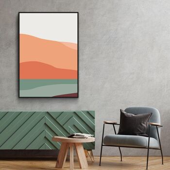 Orange Hills I - Affiche - 40 x 60 cm 4