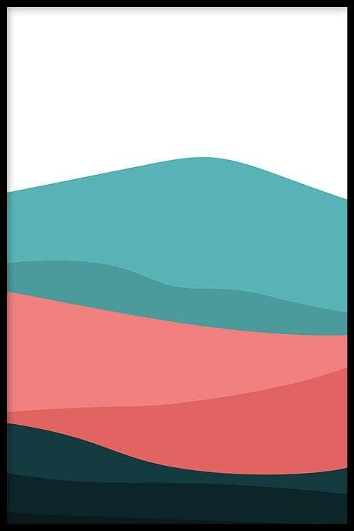 Hillscape III - Poster - 20 x 30 cm