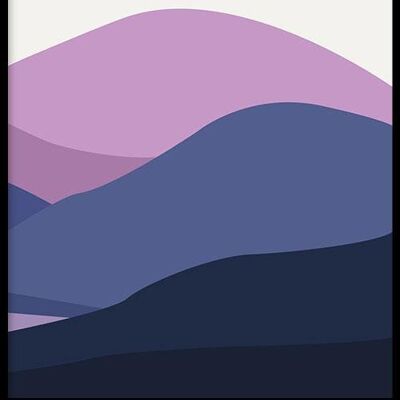 Purple Desert III - Plexiglas - 30 x 45 cm