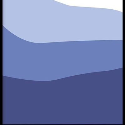 Purple Waves I  Plexiglas - 80 x 120 cm
