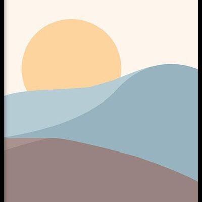 Boho Mountains III - Poster - 13 x 18 cm