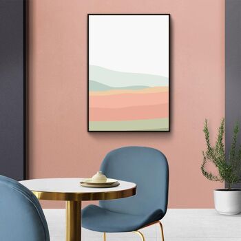 Paysage Pastel I - Affiche - 60 x 90 cm 2