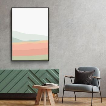 Paysage Pastel I - Toile - 40 x 60 cm 4