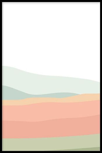 Paysage Pastel I - Plexiglas - 40 x 60 cm 1