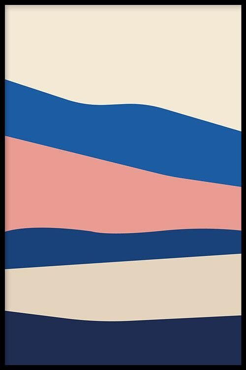 Blue Mountains I - Canvas - 60 x 90 cm
