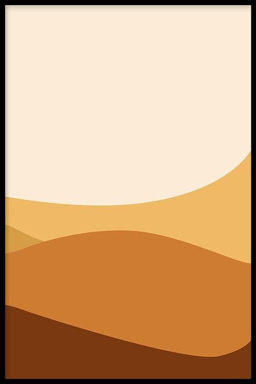 Desert Hills III - Poster - 20 x 30 cm