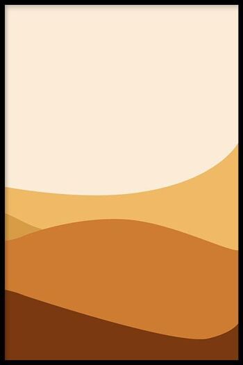 Desert Hills III - Affiche encadrée - 20 x 30 cm 1