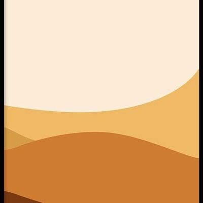 Desert Hills III - Affiche encadrée - 40 x 60 cm