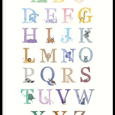 Animal Alphabet - Poster - 20 x 30 cm