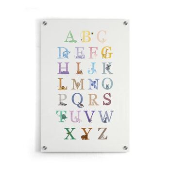 Alphabet animalier - Affiche - 40 x 60 cm 5