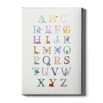 Alphabet animalier - Affiche - 40 x 60 cm 6