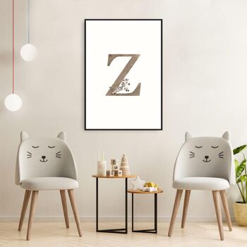 Alphabet Z - Affiche - 120 x 180 cm 2