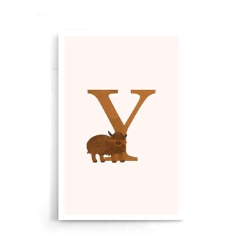 Alphabet Y - Affiche encadrée - 40 x 60 cm 7