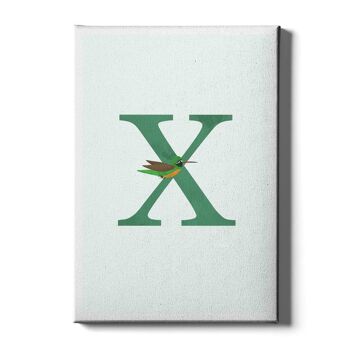 Alphabet X - Affiche encadrée - 20 x 30 cm 6