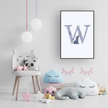 Alphabet W - Affiche - 120 x 180 cm 4